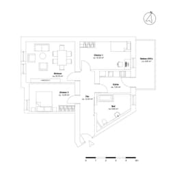 Grundriss Wohnung 4